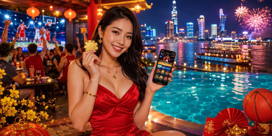 Người dùng vùng đồng bằng sông Cửu Long theo dõi giải bóng rổ và sử dụng ứng dụng cá cược trong dịp Tết